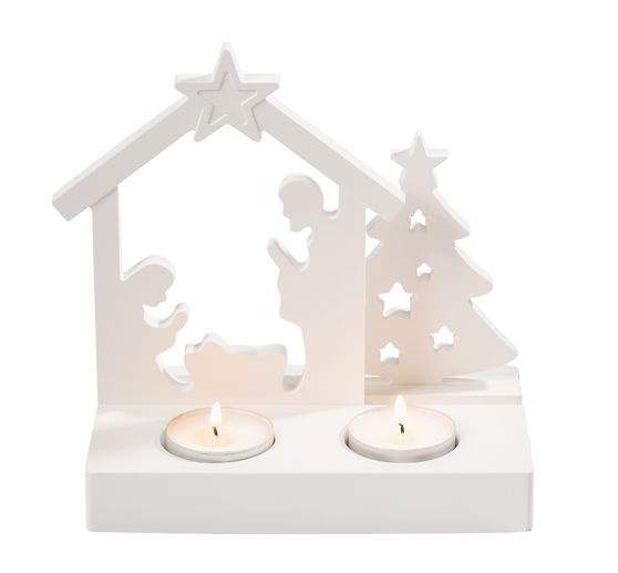 VBS Silicone mould "Tealight holder - Rectangular" with plug edge