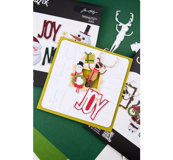 Sizzix Thinlits Punching template "Papercut Christmas by Tim Holtz"