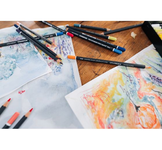 STAEDTLER Aquarellstifte "Mars Lumograph" colour aquarell