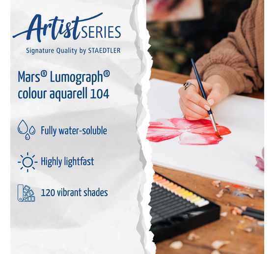 STAEDTLER Aquarellstifte "Mars Lumograph" colour aquarell