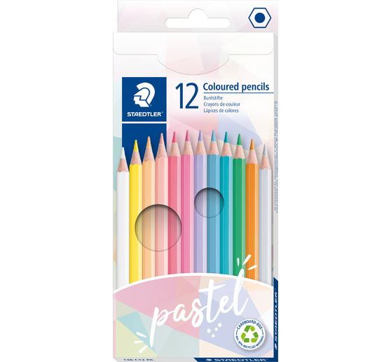 STAEDTLER Buntstifte "Pastell", 12 Farben