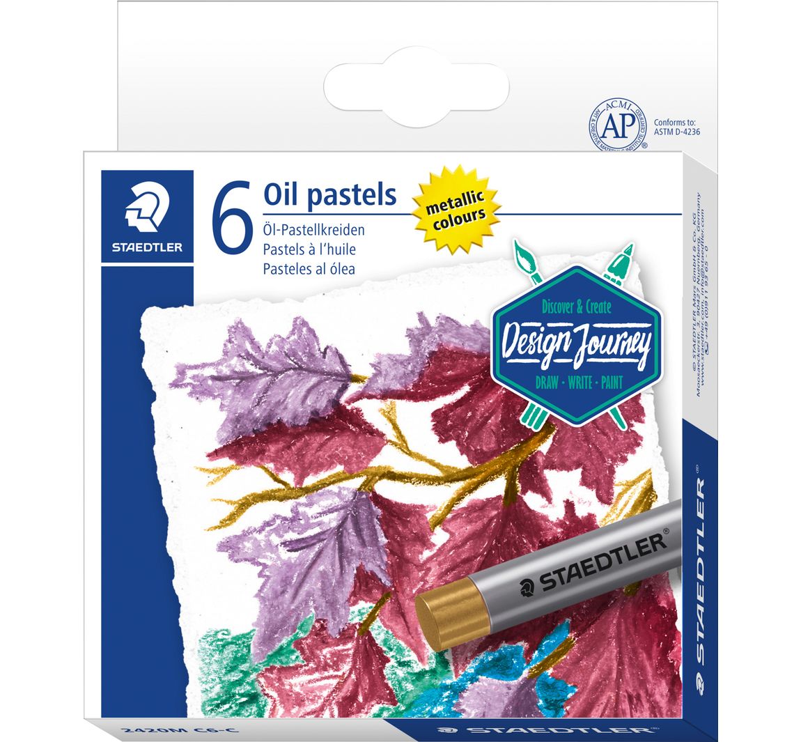 STAEDTLER Ölpastellkreide "Metallic", 6 Farben
