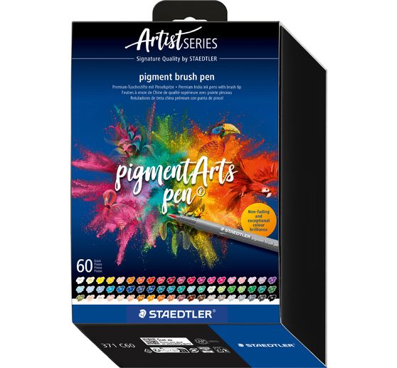 STAEDTLER Pigment brush pen "Pigment Arts", 60 colours