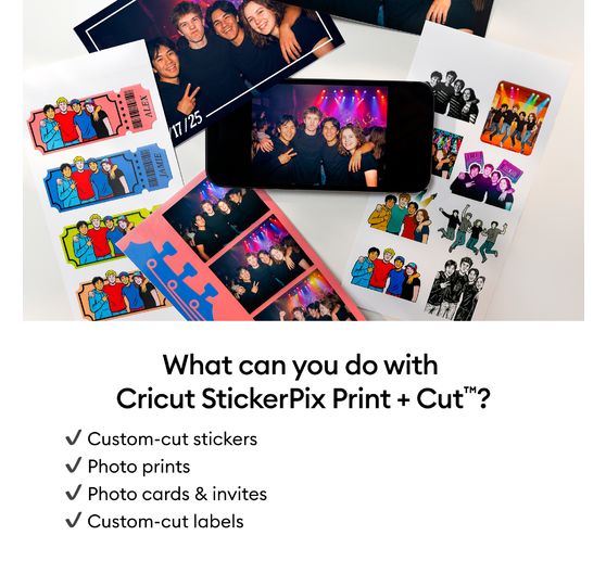 Cricut StickerPix Print + Cut "Gemini" Essential Bundle