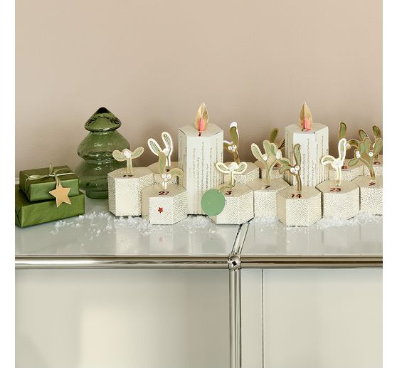 Adventskalender Bastelset "Mistelzweige"