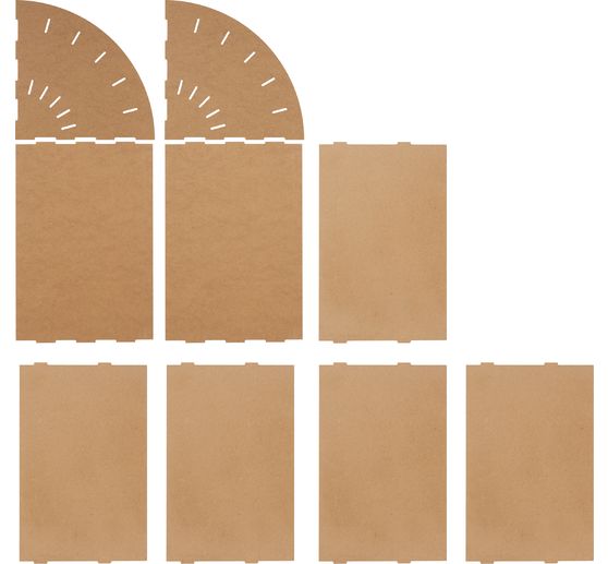 VBS Papier-Organizer "Flexio", DIN A4 gef&auml;chert, 6 F&auml;cher