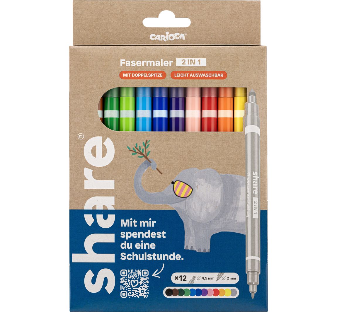 share Fasermaler Basic 2 in 1