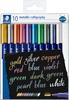 STAEDTLER Marker "Metallic Calligraphy", 10 colours