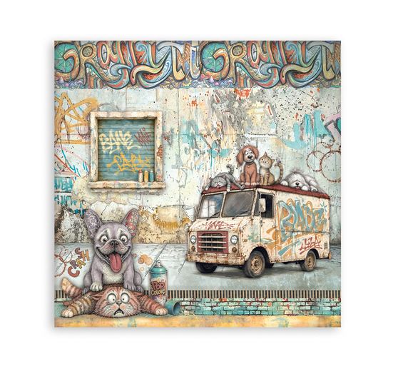 Stamperia Scrapbook block "Furry Friends 2"