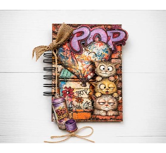 Stamperia A5 Junk Journal Focus Points "Furry Friends 2"