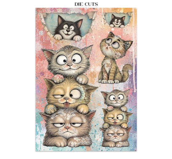 Stamperia A5 Junk Journal Focus Points "Furry Friends 2"