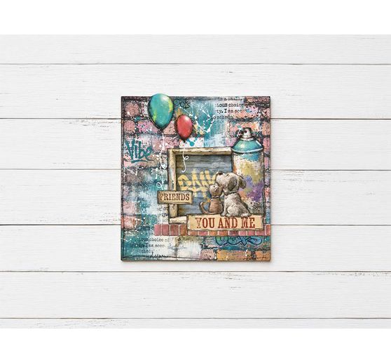 Stamperia Scrapbook block "Furry Friends 2 Backgrounds"