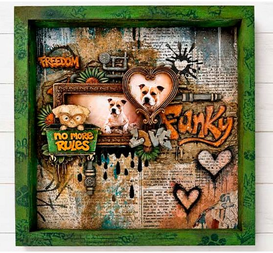 Stamperia Silikonform A5 "Furry Friends 2 - Dogs"