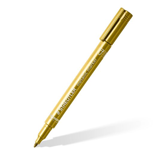 STAEDTLER Permanent marker "Metallic", round tip, 3 colours