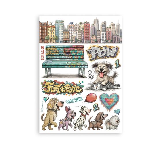 Stamperia Washi pad "Furry Friends 2"