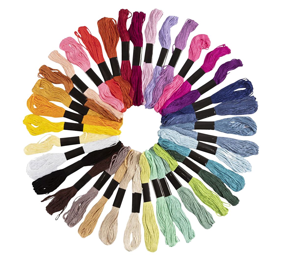 Stickgarnset "Sortierte Farben"