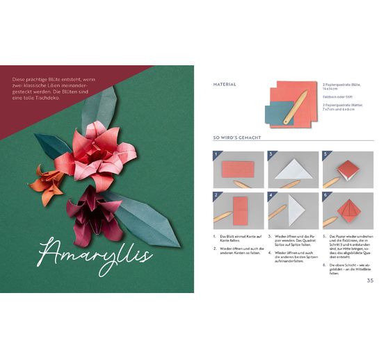 Book "Origami - Winter Flowers"
