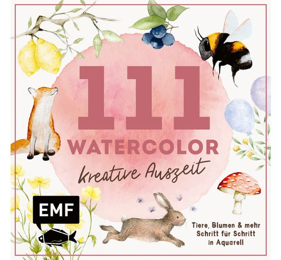 Book "111 Watercolor - Kreative Auszeit"
