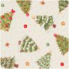 Motiv-Stoff Leinenoptik "O Tannenbaum"