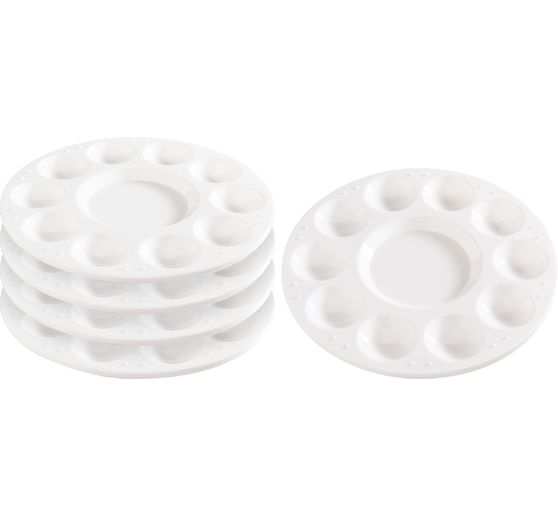 VBS Paint Palette "Round", &Oslash; 17 cm, 5 pcs.