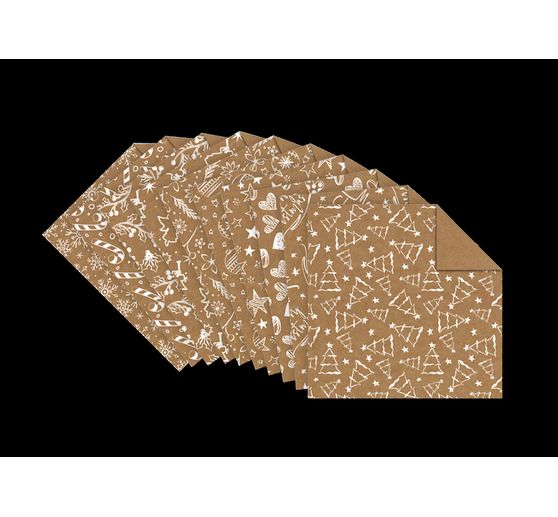 Faltblätter "Kraftpapier Weihnachten"