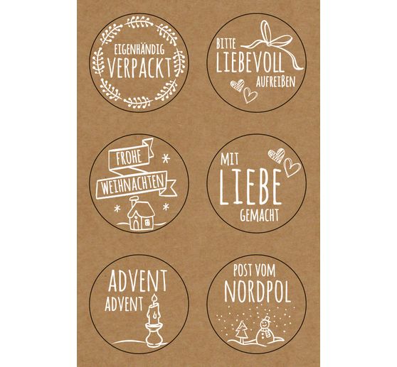 Sticker "Weihnachtspost"