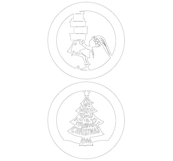 Lightboxes "Weihnachtswichtel", 2er-Set