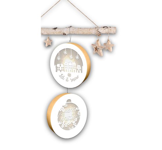 Lightboxes "Merry Christmas", 2er-Set