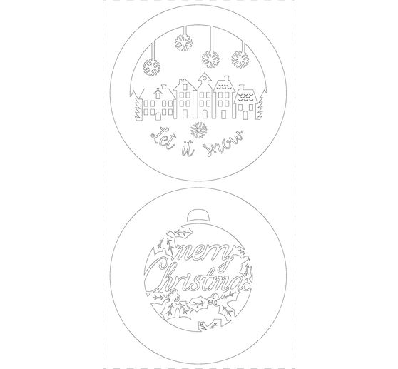 Lightboxes "Merry Christmas", 2er-Set
