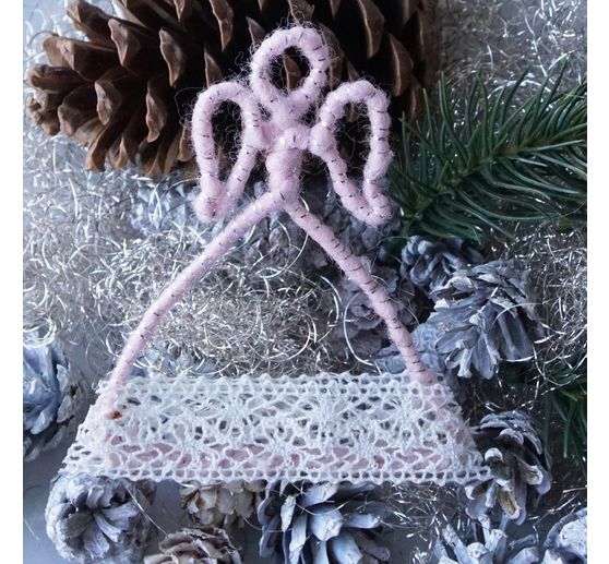 Magazin DIY Filz + Wolle + Draht Herbst Weihnachten "Retro-Wickelsterne"