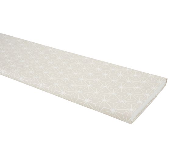 Baumwoll-Stoff "Geometrischer Stern" Polyester beschichtet