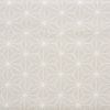 Baumwoll-Stoff "Geometrischer Stern" Polyester beschichtet Beige