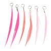Federn mit Öse Pink-Mix