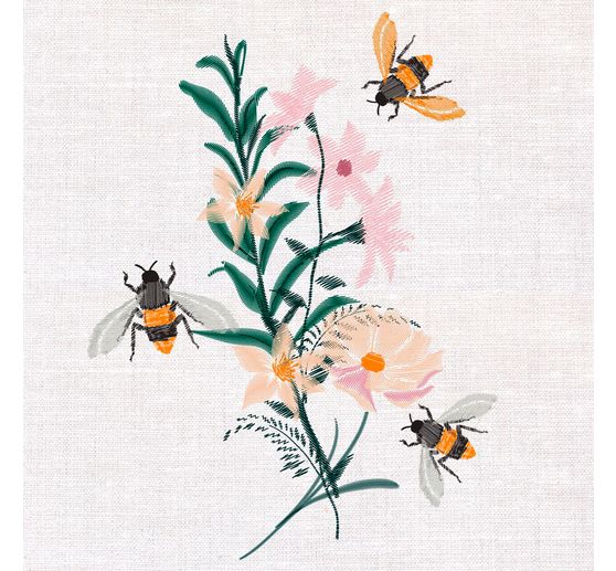 Serviette "Bienenausflug"