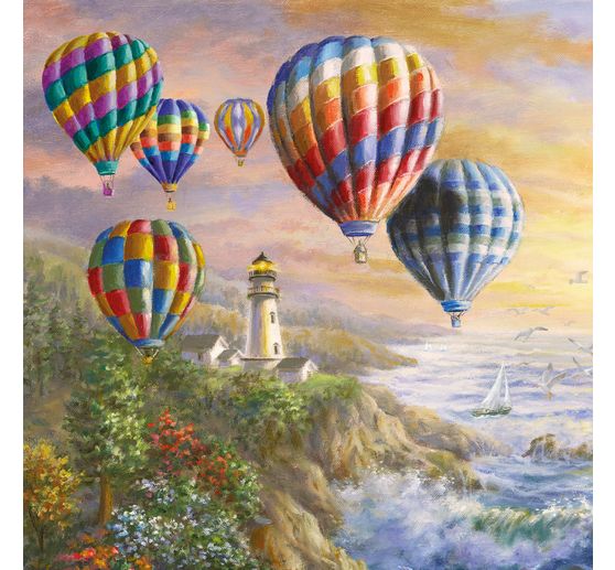 Serviette "Heißluftballons"