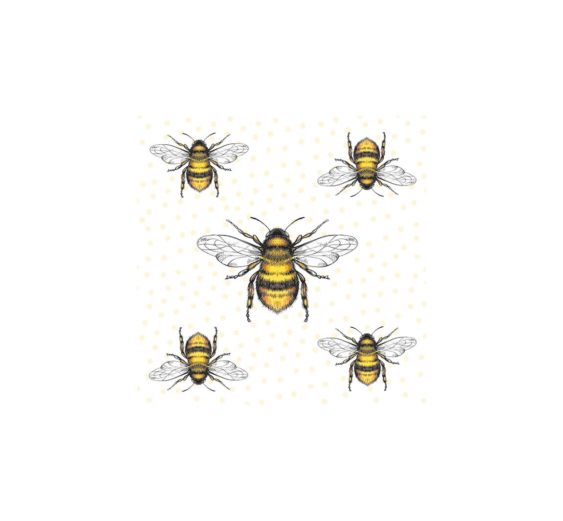 Serviette "Bienen" - 20 Stück