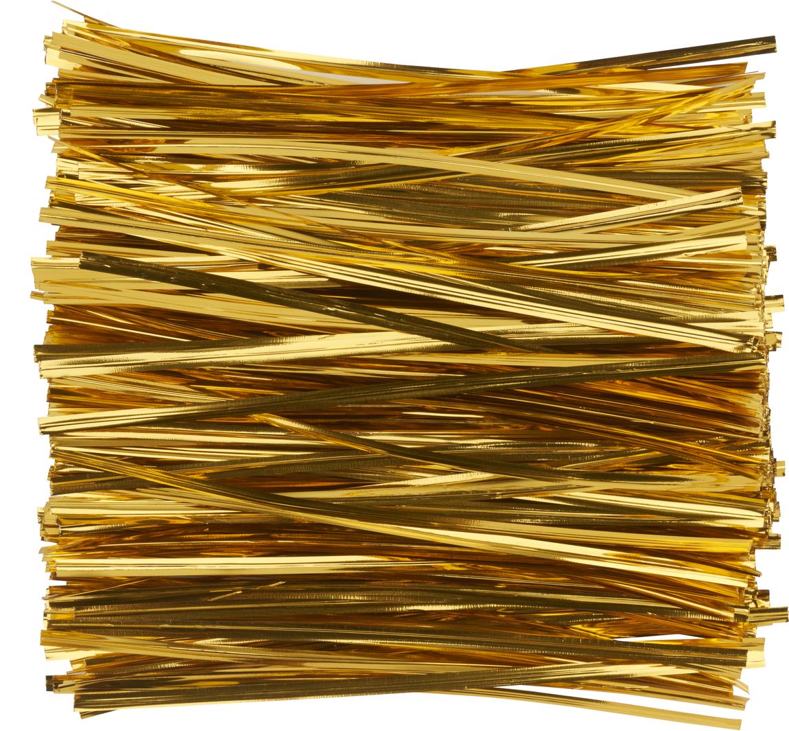 VBS Beutelverschluss-Streifen, ca. 15 cm, 800 Stück - Gold