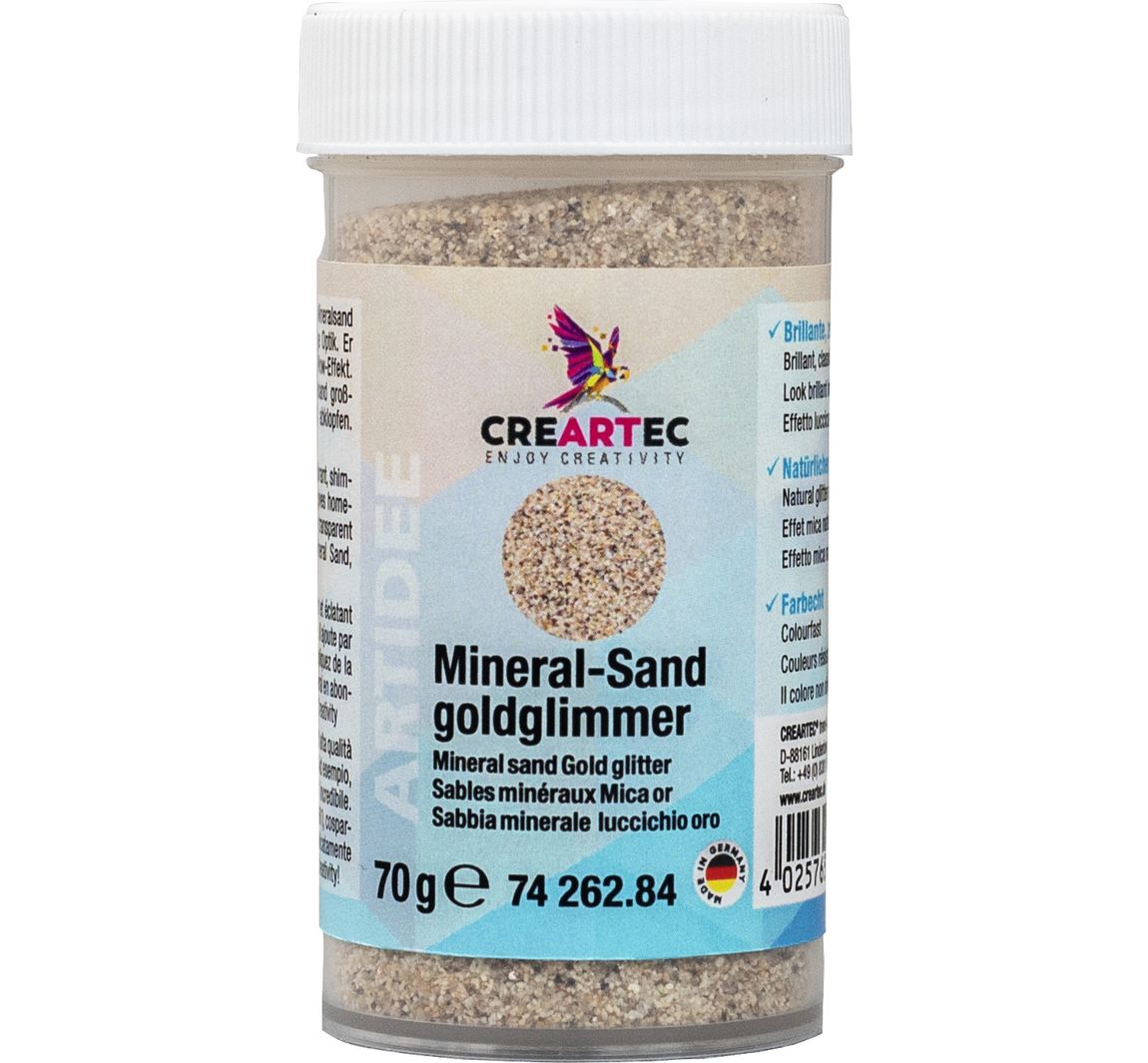 Mineralsand, 70 g - Goldglimmer
