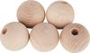 VBS Wooden balls half drilled "&Oslash; 35 mm"
