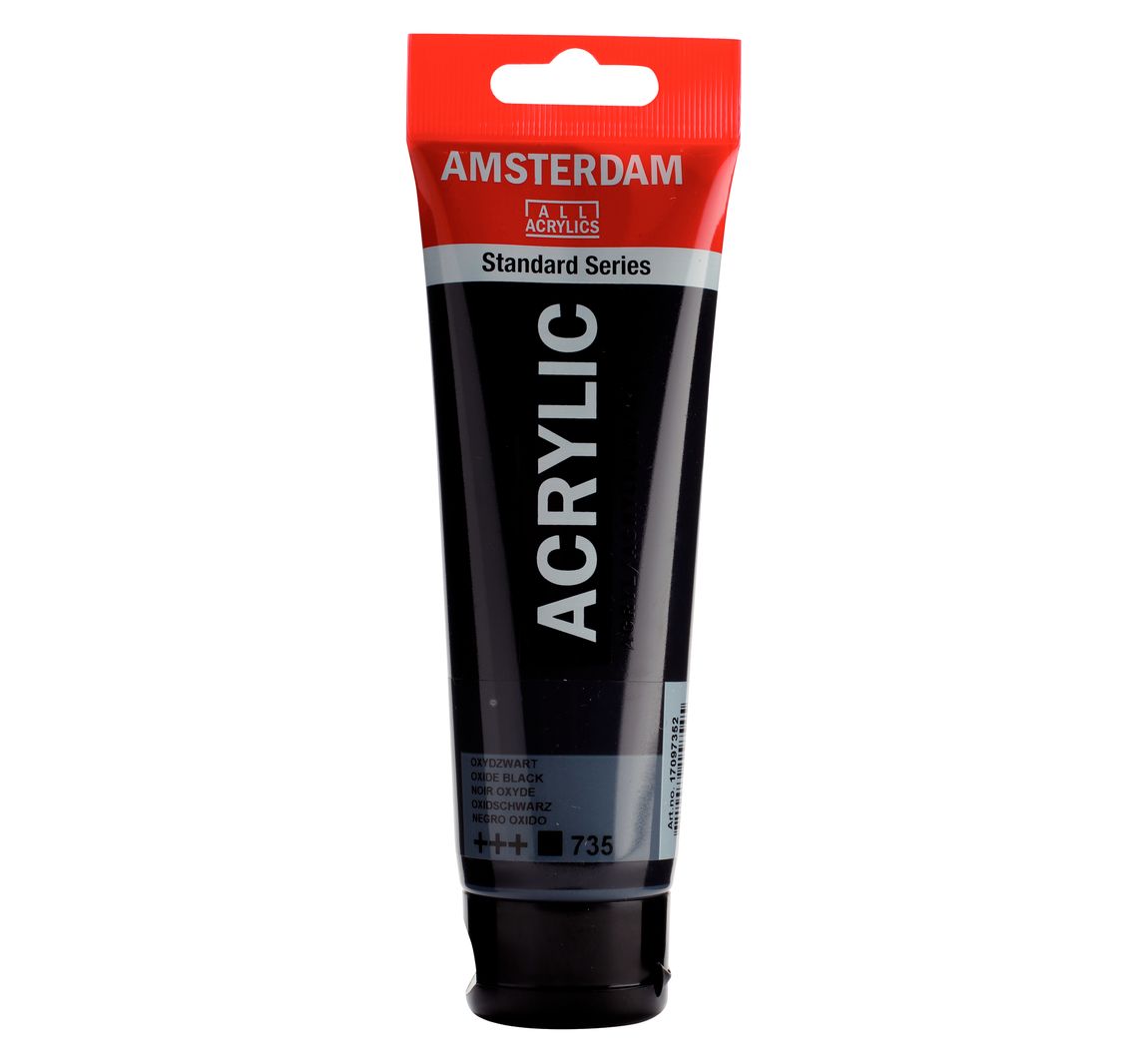 Talens AMSTERDAM Acrylfarbe - Oxidschwarz