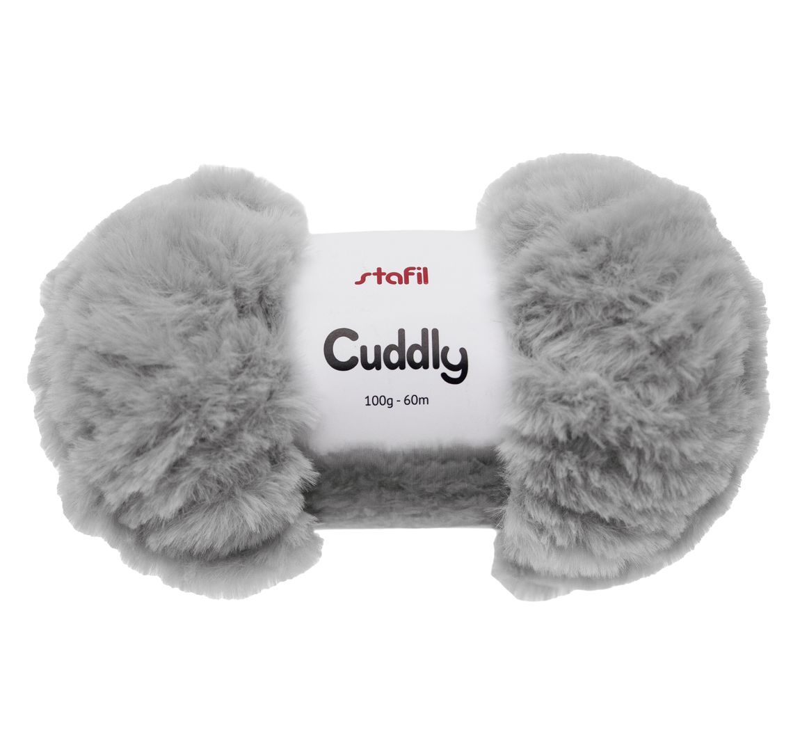 Wolle "Cuddly" - Hellgrau
