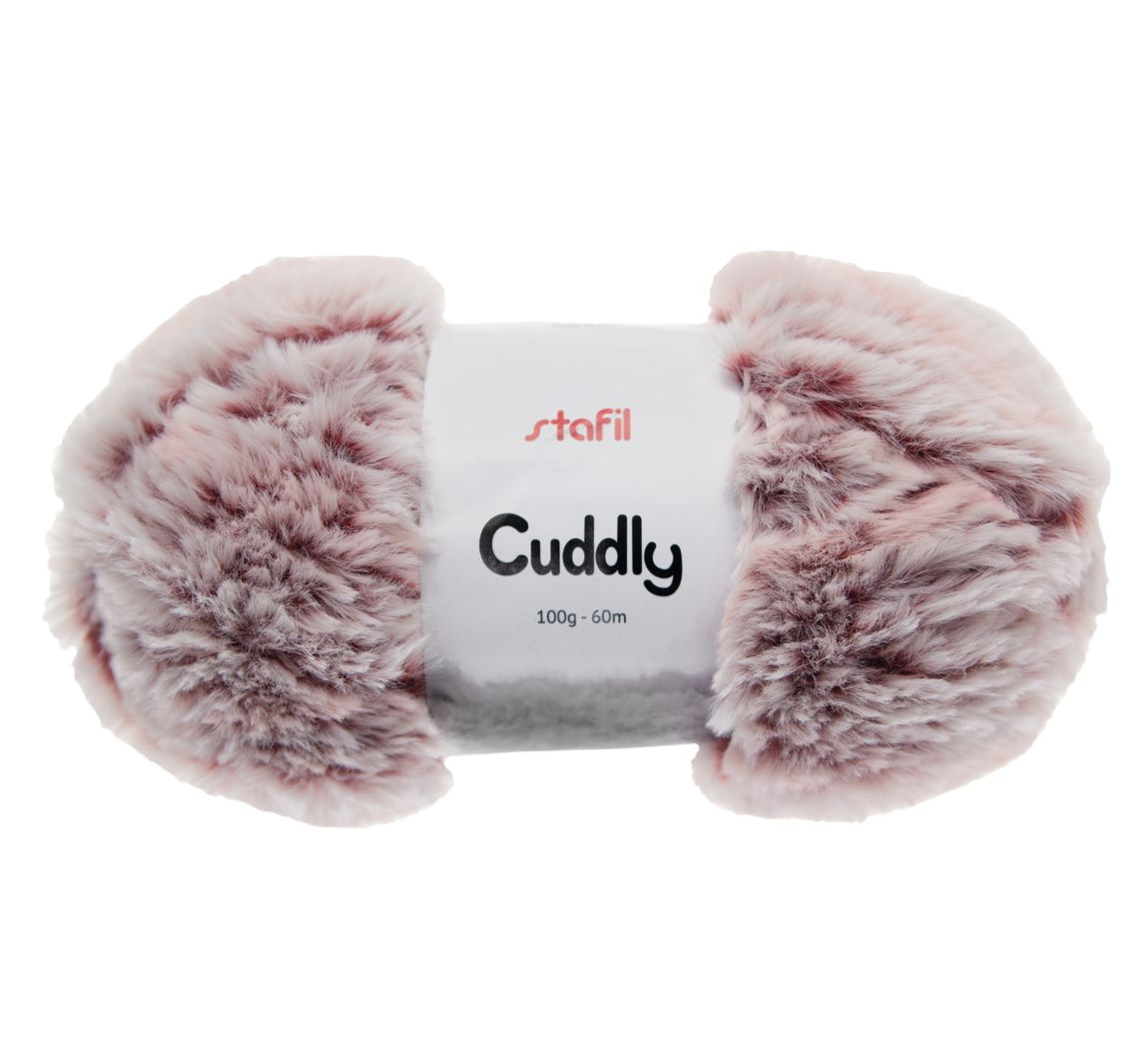 Wolle "Cuddly" - Bordeaux-Melange