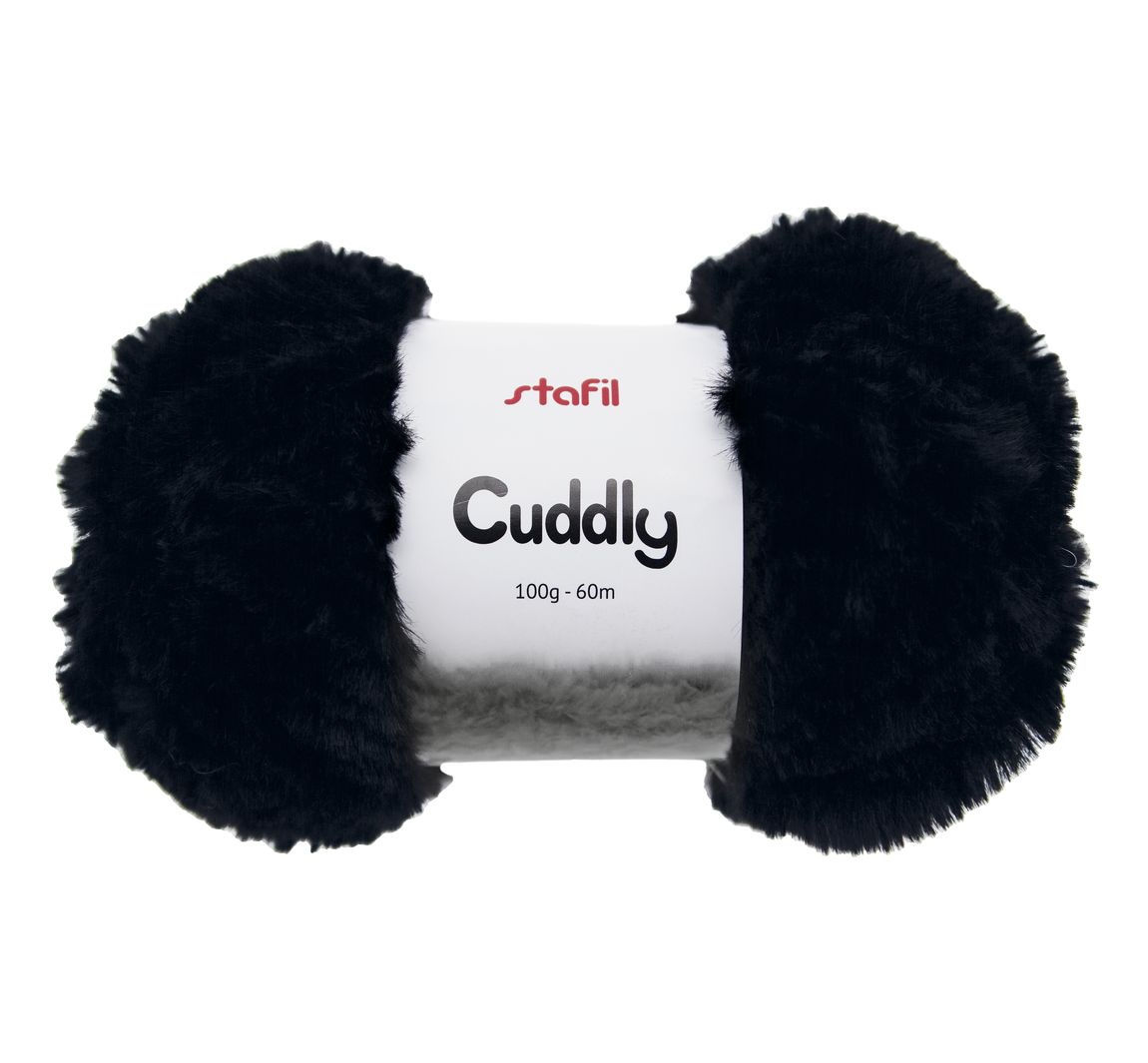 Wolle "Cuddly" - Schwarz