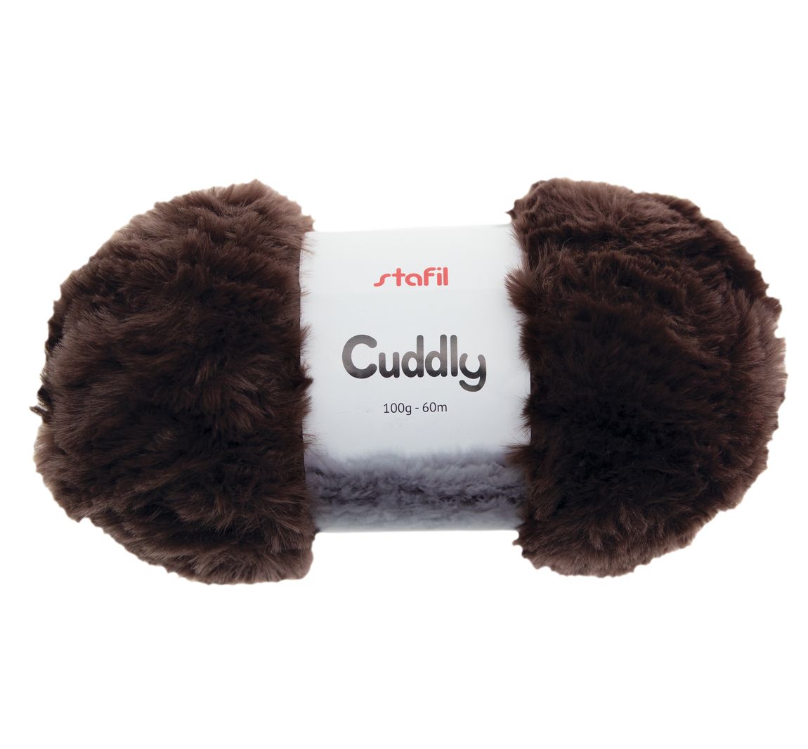 Wolle "Cuddly" - Braun