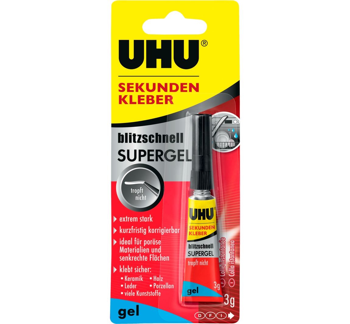Uhu Sekundenkleber-Gel