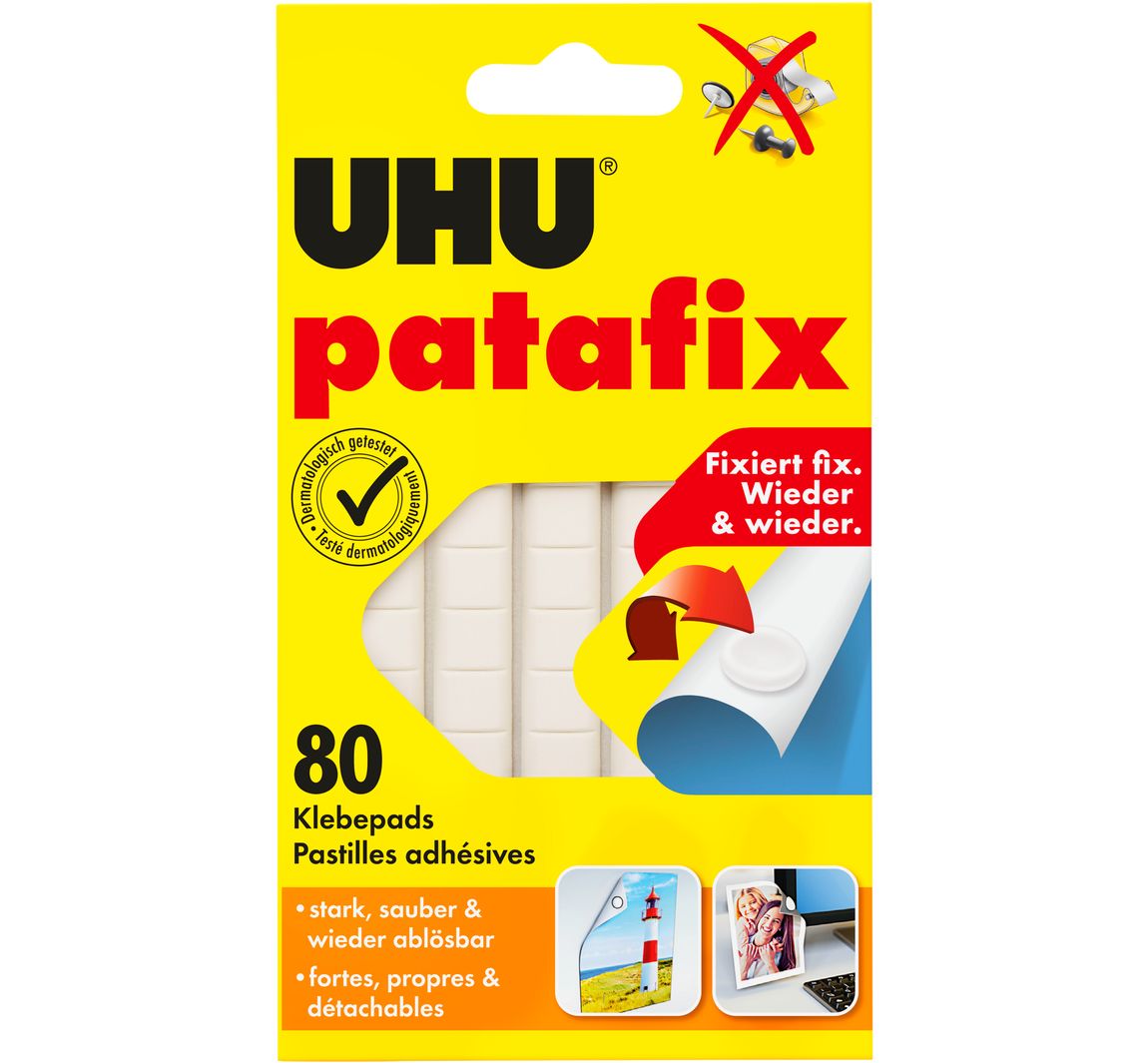 UHU patafix, 80 Stück