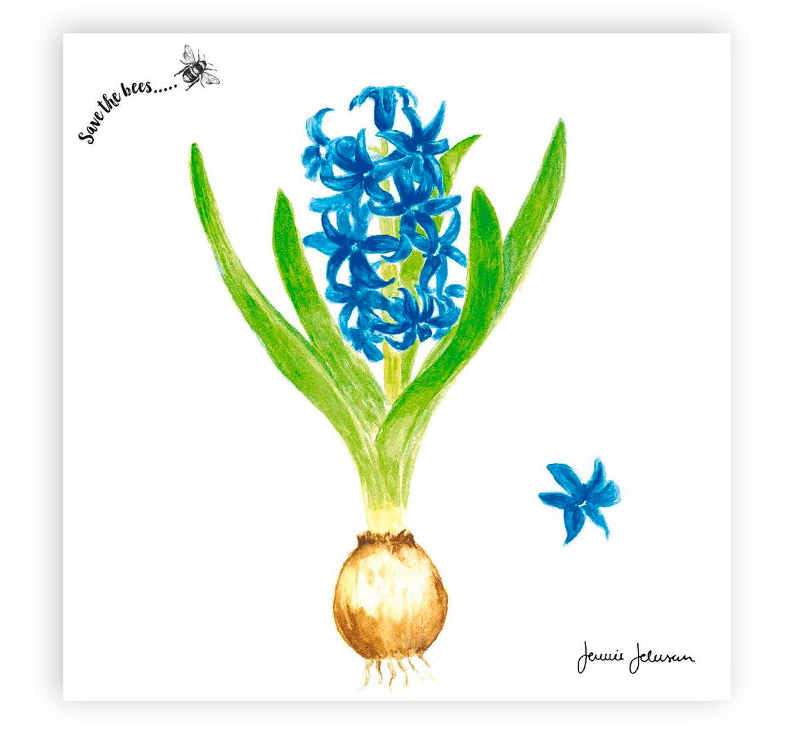 Serviette "Hyazinthe" - 5 Stück