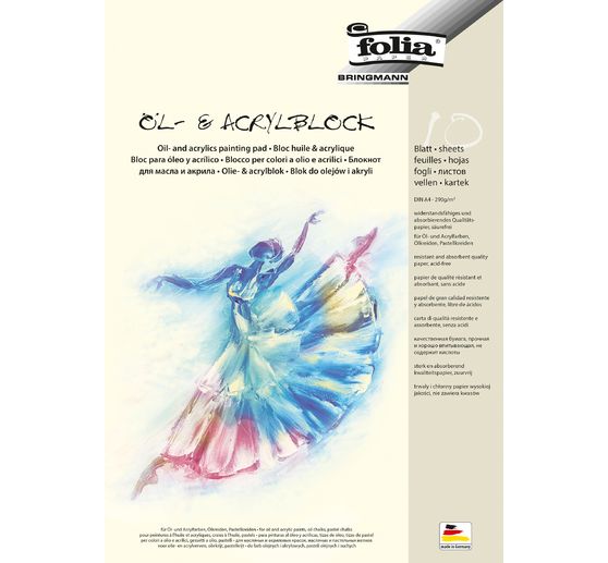 Öl-Acrylmalblock