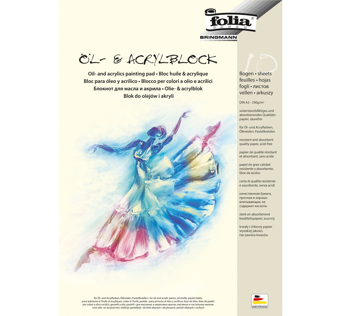 Öl-Acrylmalblock - DIN A3