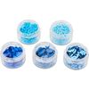 Sizzix Pailletten- und Perlenmix Blau